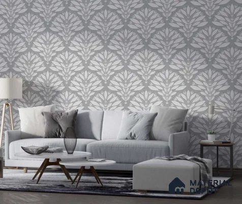 FL-2337 | 10 Meter x 21 Inch Non Woven Patterned Look Wallpaper - 57 Sq. Ft.