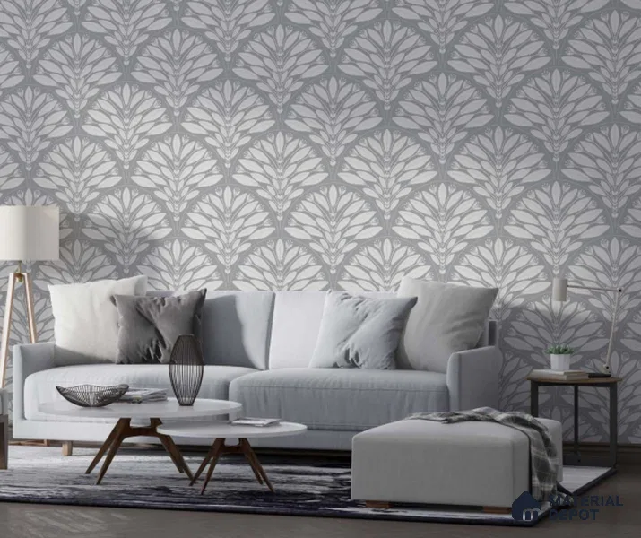 FL-2337 | 10 Meter x 21 Inch Non Woven Patterned Look Wallpaper - 57 Sq. Ft.