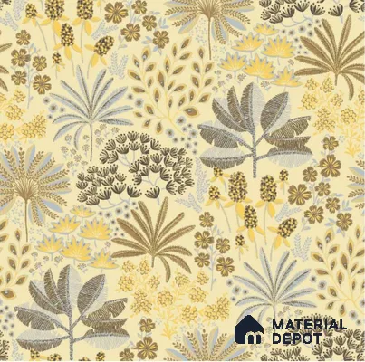 FL-2342 | 10 Meter x 21 Inch Non Woven Florals Look Wallpaper - 57 Sq. Ft.