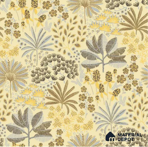FL-2342 | 10 Meter x 21 Inch Non Woven Florals Look Wallpaper - 57 Sq. Ft.