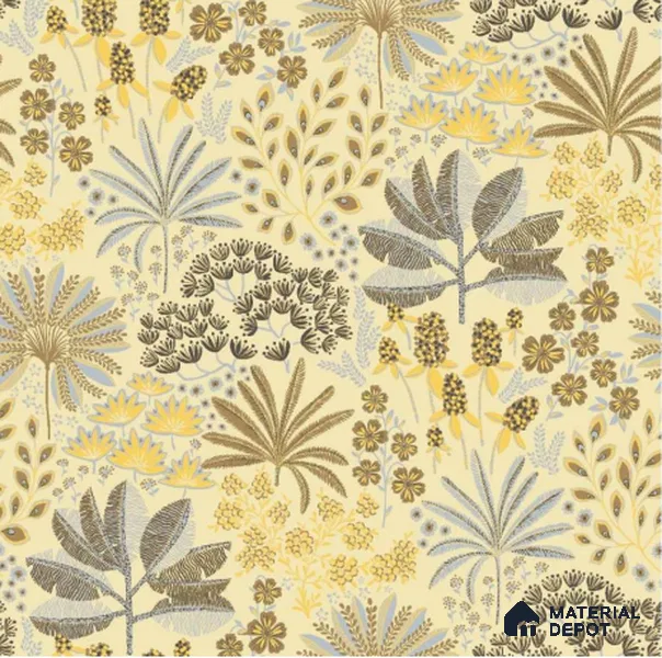 FL-2342 | 10 Meter x 21 Inch Non Woven Florals Look Wallpaper - 57 Sq. Ft.