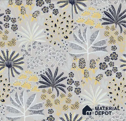 FL-2343 | 10 Meter x 21 Inch Non Woven Florals Look Wallpaper - 57 Sq. Ft.