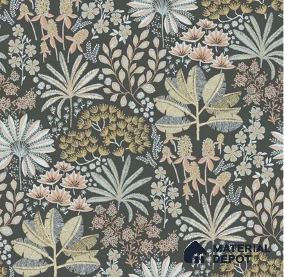 FL-2344 | 10 Meter x 21 Inch Non Woven Florals Look Wallpaper - 57 Sq. Ft.