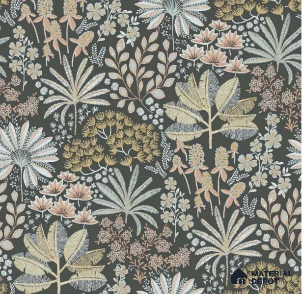FL-2344 | 10 Meter x 21 Inch Non Woven Florals Look Wallpaper - 57 Sq. Ft.