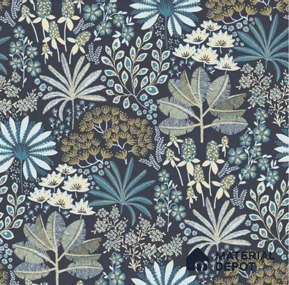 FL-2345 | 10 Meter x 21 Inch Non Woven Florals Look Wallpaper - 57 Sq. Ft.