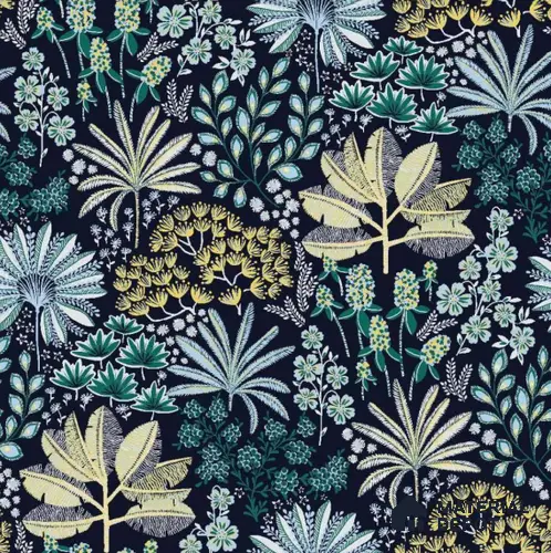 FL-2347 | 10 Meter x 21 Inch Non Woven Florals Look Wallpaper - 57 Sq. Ft.