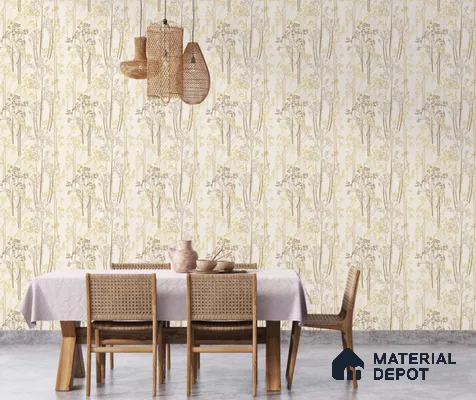 FL-2348 | 10 Meter x 21 Inch Non Woven Tropical Look Wallpaper - 57 Sq. Ft.