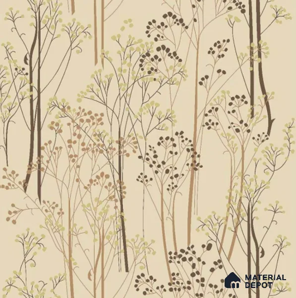 FL-2349 | 10 Meter x 21 Inch Non Woven Tropical Look Wallpaper - 57 Sq. Ft.