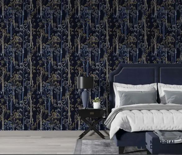 FL-2353 | 10 Meter x 21 Inch Non Woven Florals Look Wallpaper - 57 Sq. Ft.