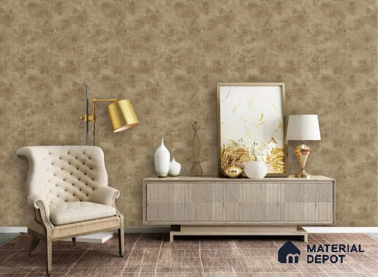 LA-9018 | 10 Meter x 21 Inch PVC Texture Look Wallpaper - 57 Sq. Ft. | Minimum 15% wastage during installation