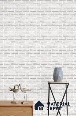 LA-9075 | 10 Meter x 21 Inch PVC Brick Look Wallpaper - 57 Sq. Ft. | Minimum 15% wastage during installation