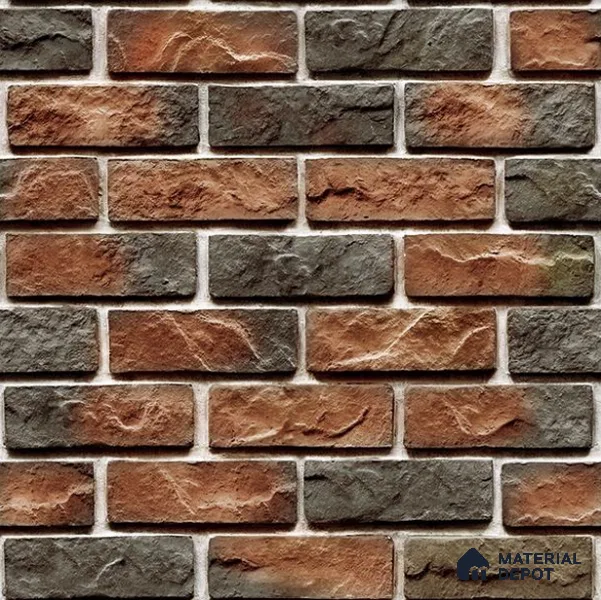 LA-9076 | 10 Meter x 21 Inch PVC Brick Look Wallpaper - 57 Sq. Ft. | Minimum 15% wastage during installation