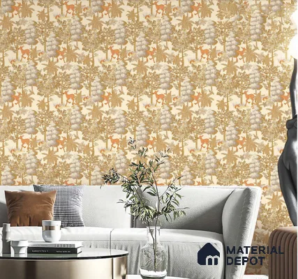 OR01-4 | 5 Meter x 42 Inch PVC Nature Look Wallpaper - 57 Sq. Ft. | Minimum 15% wastage during installation