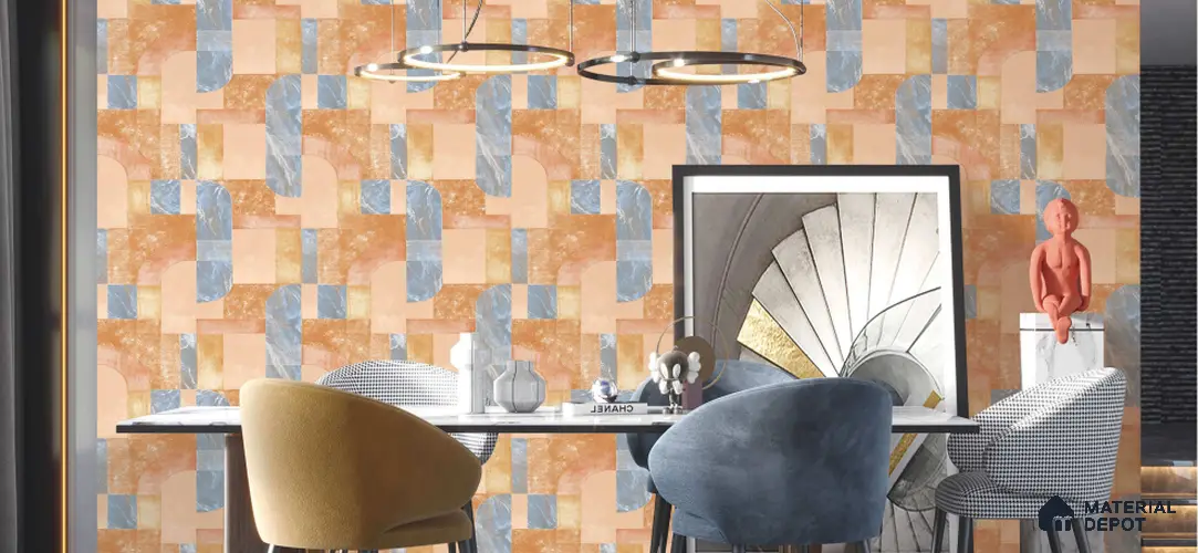 OR03-4 | 5 Meter x 42 Inch PVC Patterned Look Wallpaper - 57 Sq. Ft. | Minimum 15% wastage during installation