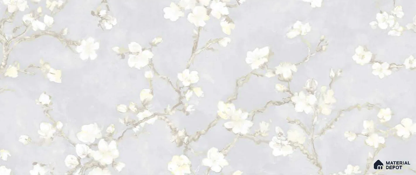 OR05-1 | 5 Meter x 42 Inch PVC Florals Look Wallpaper - 57 Sq. Ft. | Minimum 15% wastage during installation