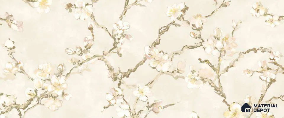 OR05-2 | 5 Meter x 42 Inch PVC Florals Look Wallpaper - 57 Sq. Ft. | Minimum 15% wastage during installation