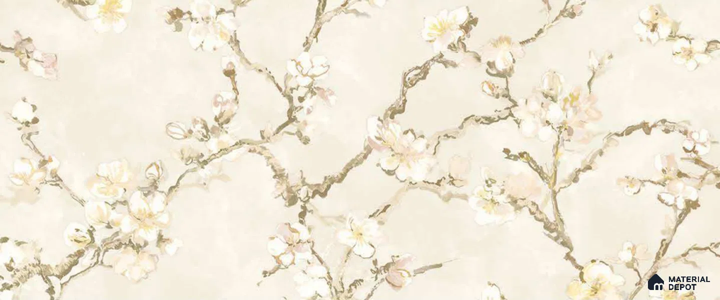 OR05-2 | 5 Meter x 42 Inch PVC Florals Look Wallpaper - 57 Sq. Ft. | Minimum 15% wastage during installation