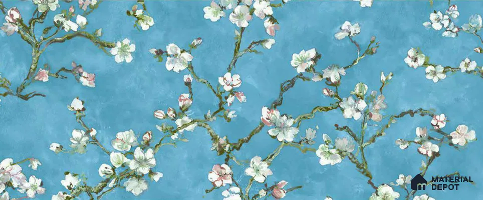 OR05-4 | 5 Meter x 42 Inch PVC Florals Look Wallpaper - 57 Sq. Ft. | Minimum 15% wastage during installation