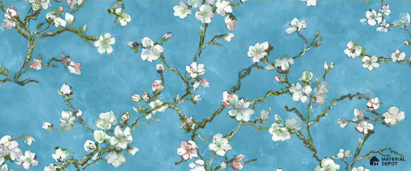 OR05-4 | 5 Meter x 42 Inch PVC Florals Look Wallpaper - 57 Sq. Ft. | Minimum 15% wastage during installation