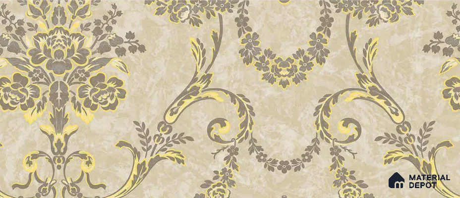 OR09-3 | 5 Meter x 42 Inch PVC Patterned Look Wallpaper - 57 Sq. Ft. | Minimum 15% wastage during installation