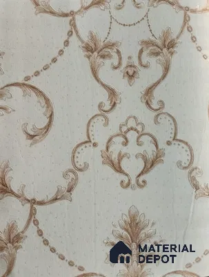 RD2512 | 5 Meter x 42 Inch PVC Florals Look Wallpaper - 57 Sq. Ft. | Minimum 15% wastage during installation