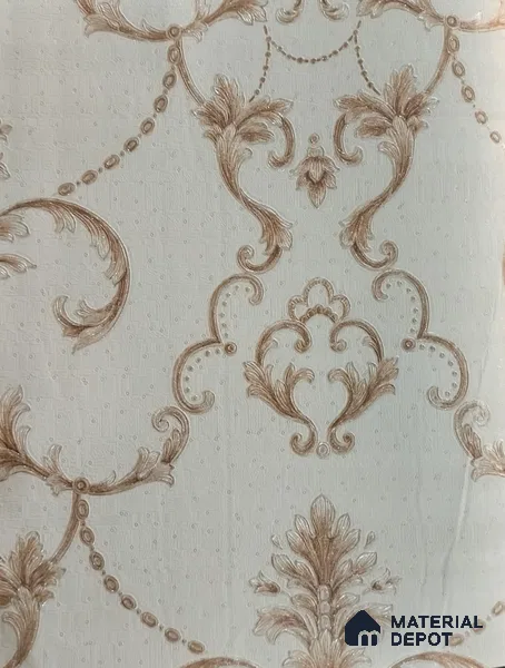 RD2512 | 5 Meter x 42 Inch PVC Florals Look Wallpaper - 57 Sq. Ft. | Minimum 15% wastage during installation
