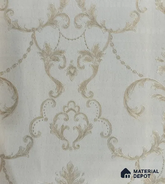 RD2513 | 5 Meter x 42 Inch PVC Florals Look Wallpaper - 57 Sq. Ft. | Minimum 15% wastage during installation