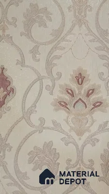 RD2517 | 5 Meter x 42 Inch PVC Florals Look Wallpaper - 57 Sq. Ft. | Minimum 15% wastage during installation