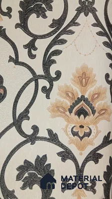 RD2518 | 5 Meter x 42 Inch PVC Florals Look Wallpaper - 57 Sq. Ft. | Minimum 15% wastage during installation