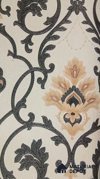 RD2518 | 5 Meter x 42 Inch PVC Florals Look Wallpaper - 57 Sq. Ft. | Minimum 15% wastage during installation