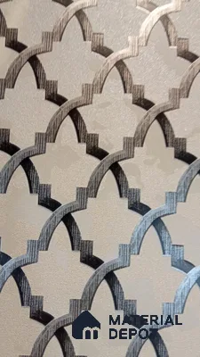 RD2519 | 5 Meter x 42 Inch PVC Patterned Look Wallpaper - 57 Sq. Ft. | Minimum 15% wastage during installation