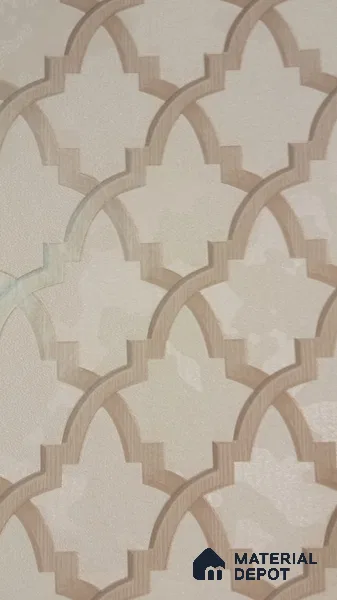 RD2520 | 5 Meter x 42 Inch PVC Patterned Look Wallpaper - 57 Sq. Ft. | Minimum 15% wastage during installation