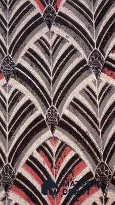 RD2522 | 5 Meter x 42 Inch PVC Patterned Look Wallpaper - 57 Sq. Ft. | Minimum 15% wastage during installation