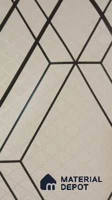 RD2533 | 5 Meter x 42 Inch PVC Geometric Look Wallpaper - 57 Sq. Ft. | Minimum 15% wastage during installation