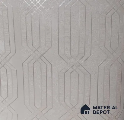 RD2543 | 5 Meter x 42 Inch PVC Geometric Look Wallpaper - 57 Sq. Ft. | Minimum 15% wastage during installation
