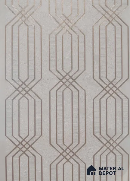 RD2544 | 5 Meter x 42 Inch PVC Geometric Look Wallpaper - 57 Sq. Ft. | Minimum 15% wastage during installation