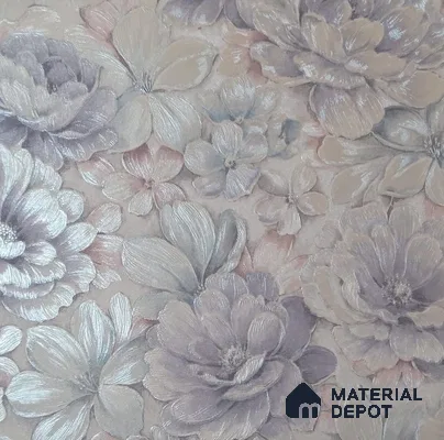 RD2552 | 5 Meter x 42 Inch PVC Florals Look Wallpaper - 57 Sq. Ft. | Minimum 15% wastage during installation