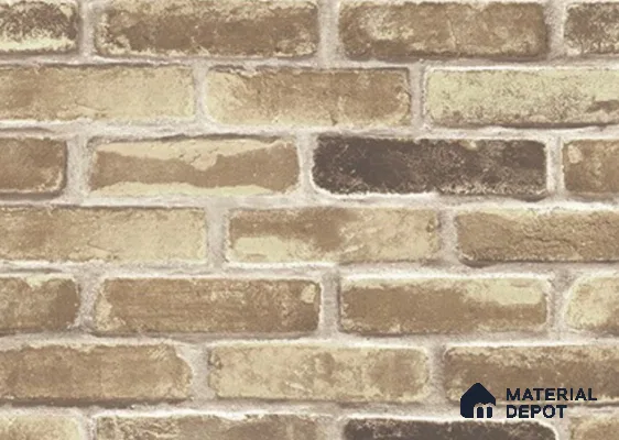 RD2661 | 10 Meter x 21 Inch PVC Brick Look Wallpaper - 57 Sq. Ft. | Minimum 15% wastage during installation