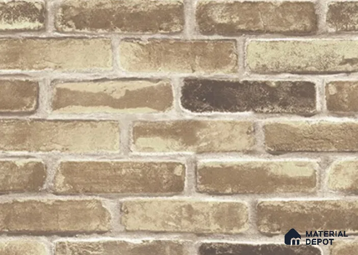 RD2661 | 10 Meter x 21 Inch PVC Brick Look Wallpaper - 57 Sq. Ft. | Minimum 15% wastage during installation