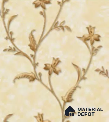 RD2904 | 10 Meter x 21 Inch PVC Florals Look Wallpaper - 57 Sq. Ft. | Minimum 15% wastage during installation