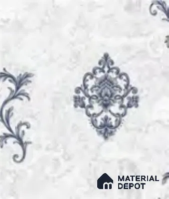 RD2911 | 10 Meter x 21 Inch PVC Damask Look Wallpaper - 57 Sq. Ft. | Minimum 15% wastage during installation
