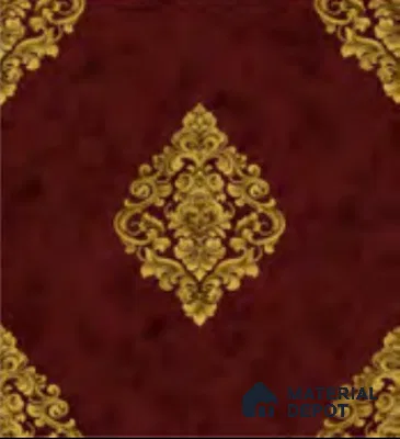 RD2936 | 10 Meter x 21 Inch PVC Damask Look Wallpaper - 57 Sq. Ft. | Minimum 15% wastage during installation
