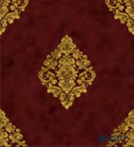 RD2936 | 10 Meter x 21 Inch PVC Damask Look Wallpaper - 57 Sq. Ft. | Minimum 15% wastage during installation
