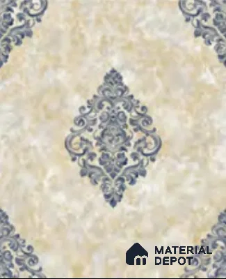 RD2938 | 10 Meter x 21 Inch PVC Damask Look Wallpaper - 57 Sq. Ft. | Minimum 15% wastage during installation