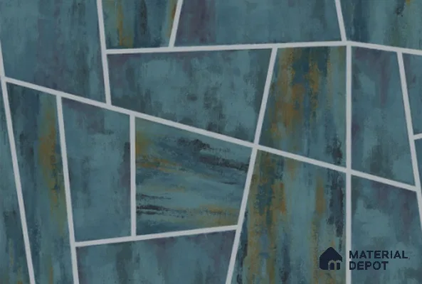 SK7713 | 10 Meter x 21 Inch PVC Geometric Look Wallpaper - 57 Sq. Ft. | Minimum 15% wastage during installation
