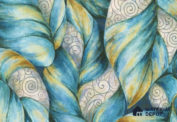 SK7824 | 10 Meter x 21 Inch PVC Florals Look Wallpaper - 57 Sq. Ft. | Minimum 15% wastage during installation