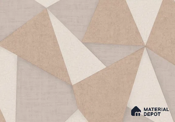 SK7854 | 10 Meter x 21 Inch PVC Geometric Look Wallpaper - 57 Sq. Ft. | Minimum 15% wastage during installation