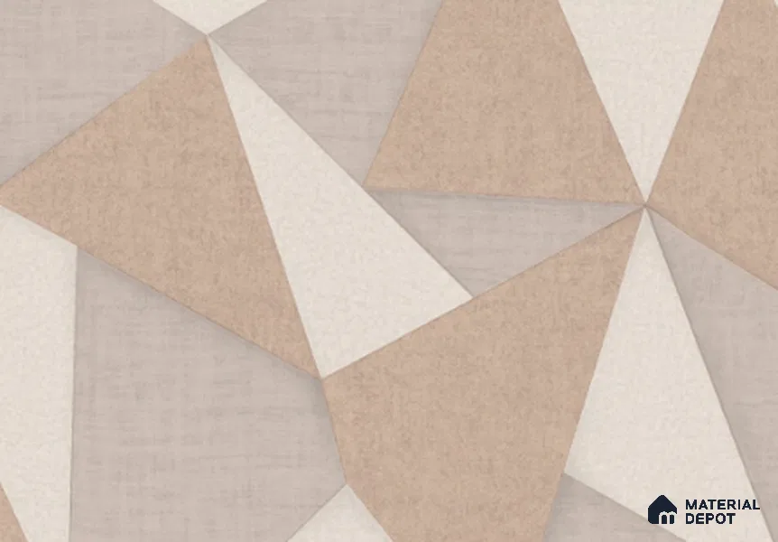 SK7854 | 10 Meter x 21 Inch PVC Geometric Look Wallpaper - 57 Sq. Ft. | Minimum 15% wastage during installation