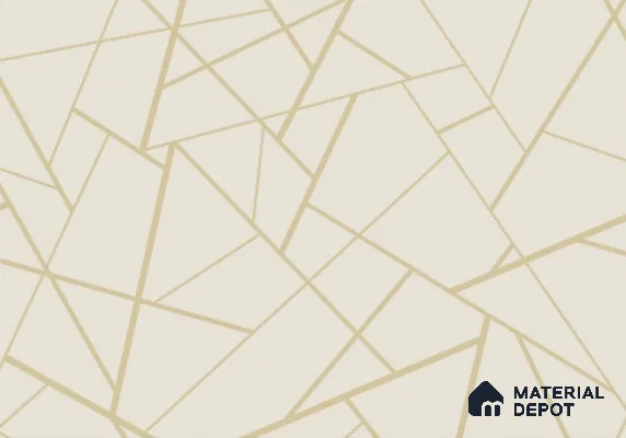 SL3852 | 10 Meter x 21 Inch PVC Geometric Look Wallpaper - 57 Sq. Ft. | Minimum 15% wastage during installation