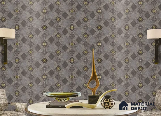 V-512 | 5 Meter x 42 Inch PVC Patterned Look Wallpaper - 57 Sq. Ft.